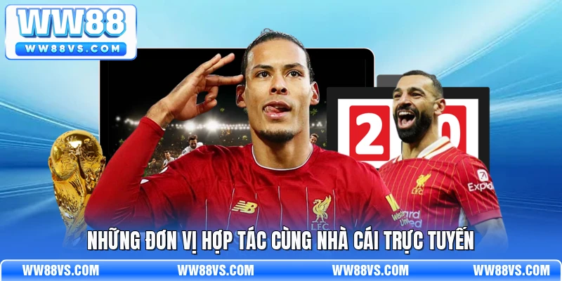 Những đơn vị hợp tác cùng nhà cái trực tuyến