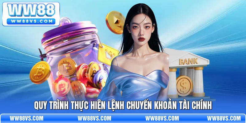 Quy trình thực hiện lệnh chuyển khoản tài chính