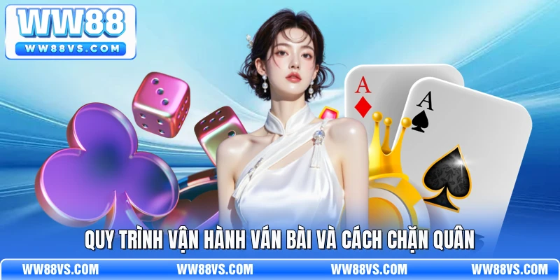 Quy trình vận hành ván bài và cách chặn quân