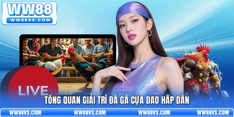 Tổng quan giải trí đá gà cựa dao hấp dẫn